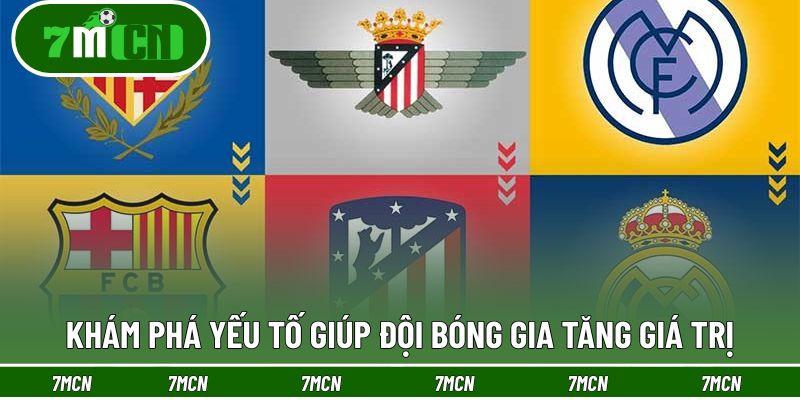 Khám phá yếu tố giúp đội bóng gia tăng giá trị