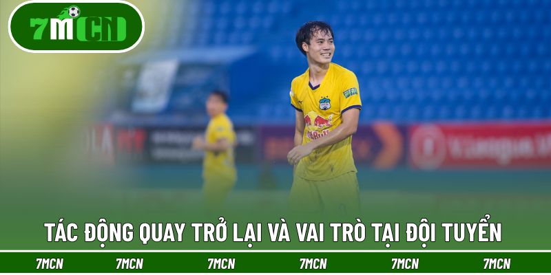 Màn quay về đầy ấn tượng với nhiều mục tiêu